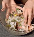 Рецепт шашлыки из рыбы с креветками