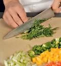 Рецепт салат из пасты с овощами