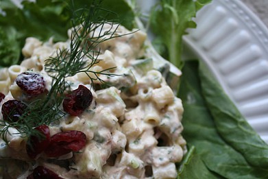 Рецепт салат из тунца и пасты