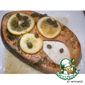 Рецепт семга, запеченная в пергаменте, Salmon en papillote