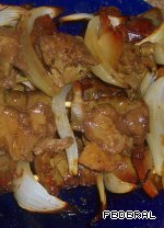 Рецепт шашлык из куриной печени