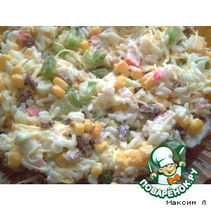 Рецепт крабовый салат или Солянка Вкусностей