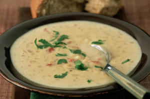 Рецепт горохового супа с салом