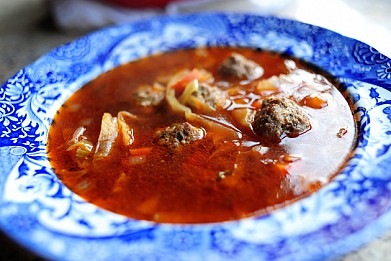 Рецепт итальянский суп с фрикадельками