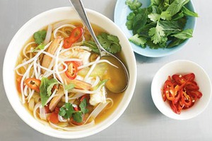 Рецепт кислого супа с креветками