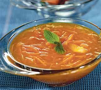 Рецепт морковный суп с медом и имбирем