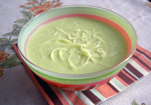 Рецепт суп-крем из кабачков с авокадо