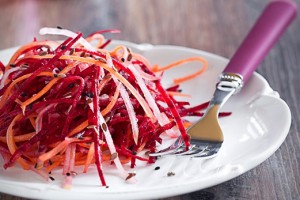 Рецепт постный салат из свеклы и моркови