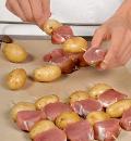 Рецепт шашлыки из свинины и картофеля