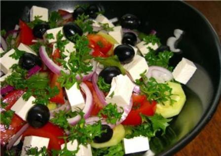  греческий салат рецепт классический фото