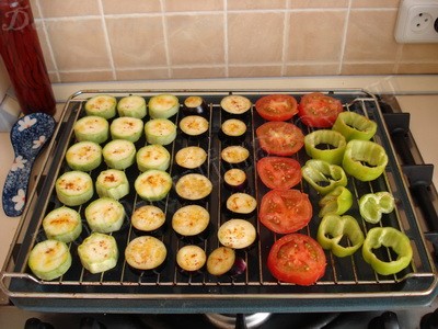 Как приготовить овощи гриль в духовке - рецепт с фото
