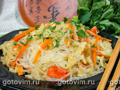  рисовая лапша с овощами рецепты с фото