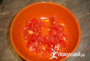 Рецепт закуска из творога с помидорами