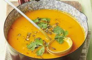 Рецепт супа с тыквой и апельсинами