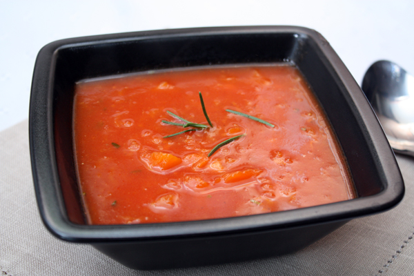 Рецепт томатный суп с тыквой