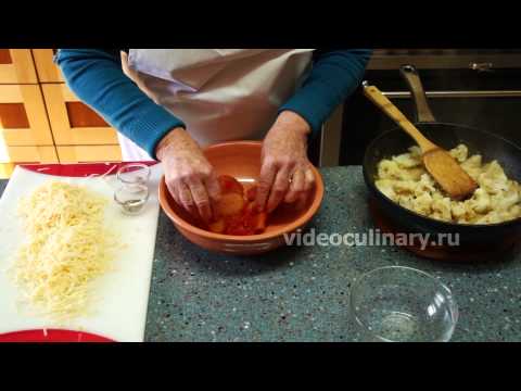 Рецепт - Цветная капуста с помидорами от http://videoculinary.ru