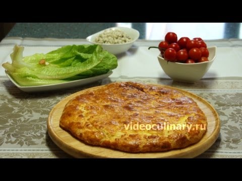 Рецепт - Сырный пирог от http://videoculinary.ru