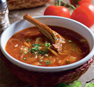 Рецепт суп Красное харчо с бараниной