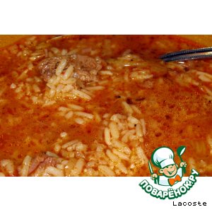 Рецепт суп-Харчо с бараниной