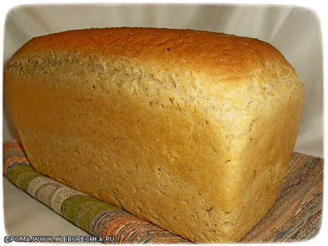 Рецепт пшеничный хлеб на опаре из старого теста