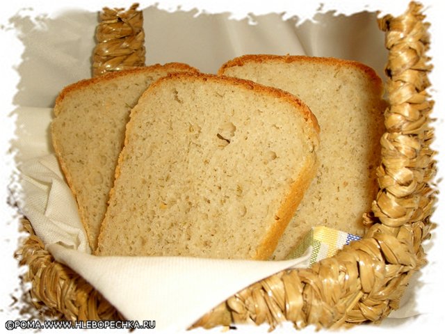 Рецепт пшеничный хлеб на опаре из старого теста