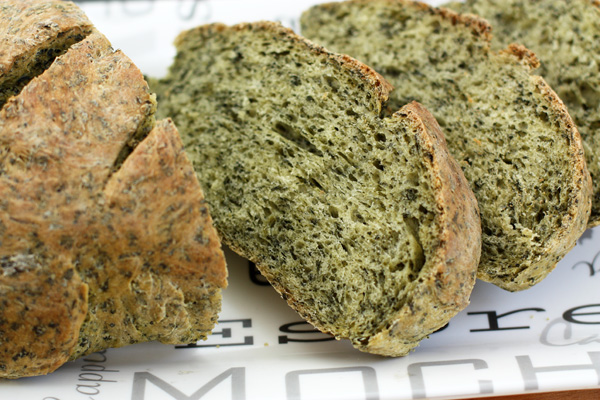 Рецепт зеленый хлеб со шпинатом