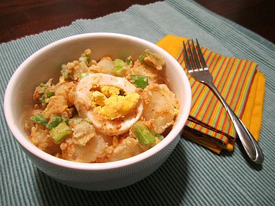 Рецепт картофельный салат с яйцом