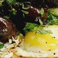 Рецепт картофеля с морсильей и утиными яйцами