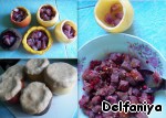 Рецепт ароматное жаркое из телятины с клюквой в овощных и фруктовых горшочках