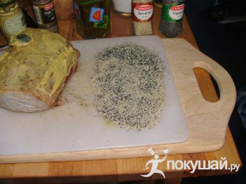 Рецепт жаркое из свинины с маком и кунжутом